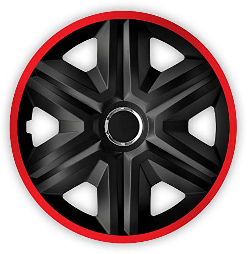 Radzierblende Fast LUX rot 14 Zoll 4er Set