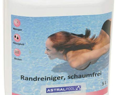 Randreiniger schaumfrei 5 Liter Kanister Pool Reiniger Schwimmbad Reinigung alkalisch