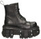 New Rock M-TANK083-C1 Stivaletti/Stivali Donne Nero - 39 - Stivaletti