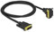 Delock Câble DVI 18+1 mâle vers 18+1 mâle coudé 1 m
