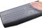 MUBUY-GOL Keyboard Cover for Logitech MK345, Clear Silicone, Full Size, Waterproof, Dustproof