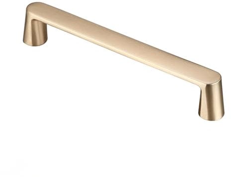 AITITAN 10 Pack Gold Cabinet Handles - 150mm Length (128mm Hole to Hole) Brushed Brass Cabinet Pulls for Cupboard Door, Dresser Drawer, Wardrobe Hardware