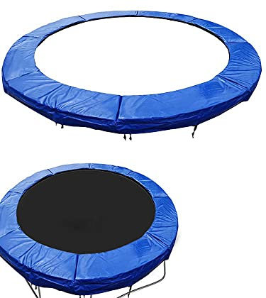 Trampolin Randabdeckung, Ø366 396 cm, 100 UV-beständig Wetterbeständig Federabdeckung Randschutz, Ersatz Rahmenpolster Schutzpolster, Reißfest Trampolinzubehör