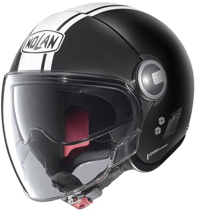 Nolan N21 Visor 06 Dolce Vita Jethelm (Schwarzmatt/Weiß), S (55)