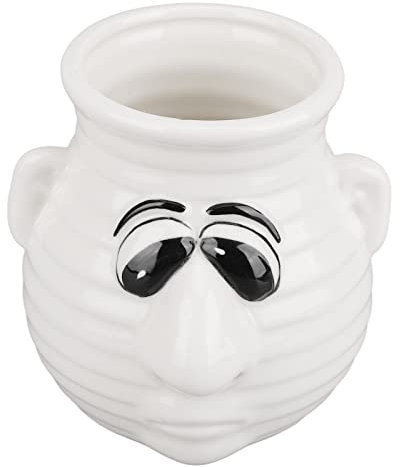 Egg Separator, Funny Snot Nose Easy Operation Durable Ceramic Time Saving Egg White Separator, Cartoon Egg White and Yolk Separator Funny Kitchen Gadget for Egg Kitchen