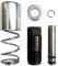 Dickly Double Pompe Horizontale à Piston, pièces de Rechange polyvalentes, Pompe à à vérin Horizontal hydraulique Robuste pour Jeu de Joints de Voiture, Un