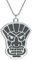 GZHENGZG Herren Retro trendige Halskette Tiki Mask Hawaii Luau Halskette, Gothic Schmuck, Anhänger Halsketten für Männer und Frauen Geschenk