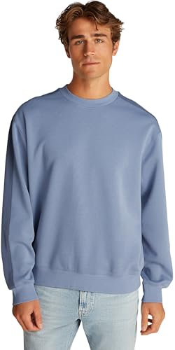 Calvin Klein Herren Sweatshirt Logo Tape Crew Neck Relaxed Fit
