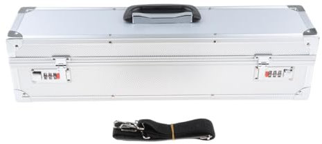 perfk Chef Knives Case Chef Utensils Carry Case Foam Inserts Multipurpose Shockproof with Compartments Suitcase Carrying