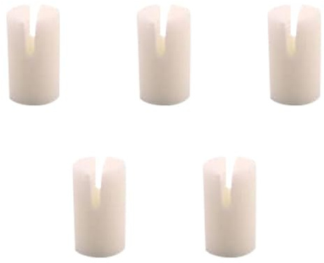 Moithora 5 PCS Real Bone Banjo 5Th String Nut 5x3mm Musical Instrument Accessories for 5 String Banjo