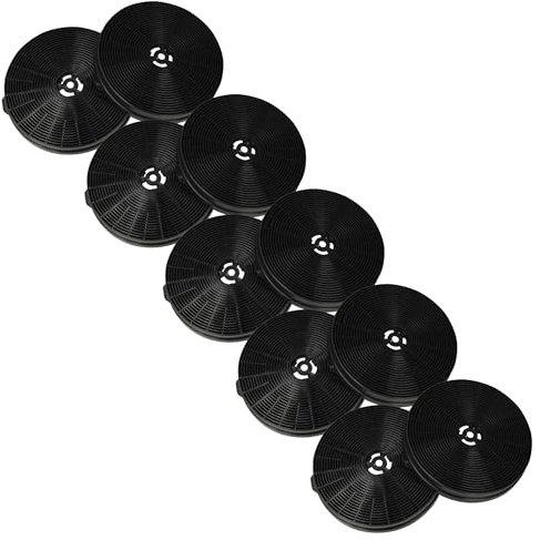 vhbw 10x Aktivkohlefilter Ersatz für KKT Kolbe K111 für Dunstabzugshaube | 17,5 cm