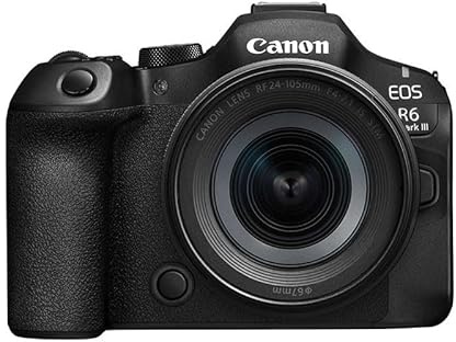Canon EOS R6 Mark III Systemkamera + 24-105MM F4-7.1 STM-Objektiv – Vollformat, 32,5MP, 40 FPS