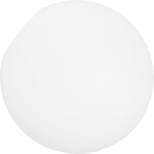 GANAZONO Glaskugel Lampenschirm Ersatz 20cm Kugelförmig mit 7cm Öffnung aus Milchigem Glas für Flur und Deckenleuchten Geeignet Montagefreundlich