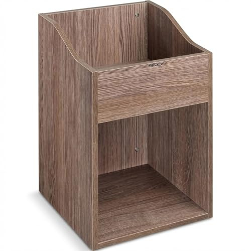Zomo VsBox 100/2 Walnut Vinyl Case - Holds 100 Discs