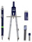 Idena 22910080 - Zirkel Set Db,Zirkel,Radierer,Minen, 5-Teilig