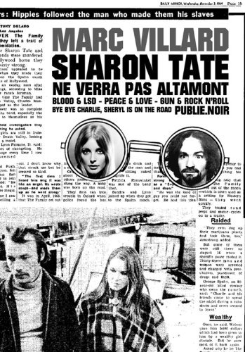 Sharon Tate ne verra pas Altamont: Une plongée USA 1969 par le maître français du noir...