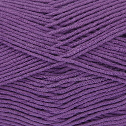 King Cole 30628 Bamboo Cotton Mauve Yarn - 230M, 100g Double Knit