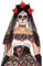 Forum Novelties X74922 Tag der Toten Schleier