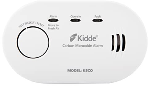 Kidde KID5COLSB Carbon Monoxide CO Alarm 10 Year Sensor Life