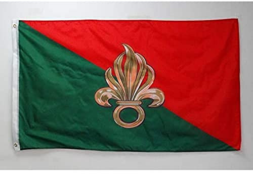 AZ FLAG - Drapeau France Légion étrangère - 150x90 cm - Drapeau Armée Française 100% Polyester Avec Oeillets Métalliques Intégrés - Pavillon 110 g