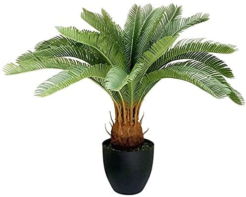 Leaf Design UK Grand Palmier Artificiel Cycas Tropical, 70 cm