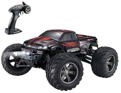 s-idee® X9115 rot RC Auto Buggy mit Licht LED wasserdichter Monstertruck 1:12 mit 2,4 GHz über 40 km/h schnell wendig voll proportional 2WD 1/12 Ferngesteuerter Buggy Racing Auto