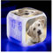 DSKYLODY RéVeil Enfant Mini Cube LED ​NuméRique Multifonction Horloge avec Affichage ThermomèTre Cadeau for Coloré Couleurchangeante Chevet Lampe (Couleur : B)