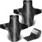 jiankun MTB Mudguard, 2-Piece Bicycle Mudguards, Mountain Bike Mudguard, MTB Splash Guard for 20-29 Inch Bicycles, Front and Rear Compatible Mudguard (Grey)