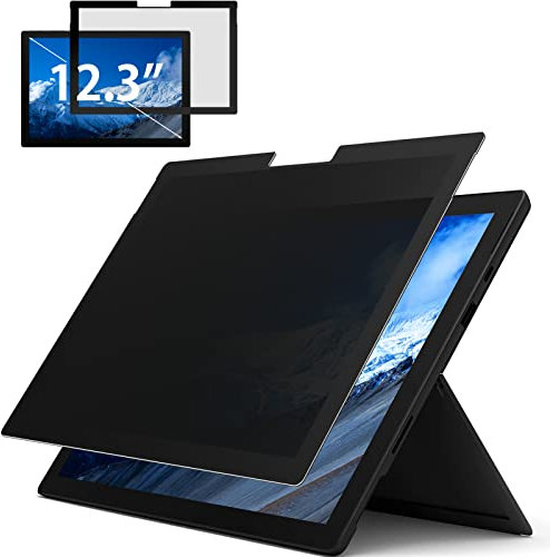 Blickschutzfilter Kompatibel Mit Microsoft Surface Pro 7 Plus/Pro 7/Pro 6/Pro 5/Pro 4/Pro3, 12,3 Zoll Abnehmbar Anti Spy Glare Blaulicht Privacy Screen Blickschutzfolie Sichtschutz Displayschutzfilter