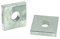 20pz M8×20×20×4mm Dadi Quadrati Dadi Rettangolari Acciaio Al Carbonio Zincato