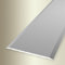 PROVISTON | Profil de transition | Largeur : 80 mm | Hauteur : 0-99 mm | Longueur : 1000 mm | Aluminium anodisé | Lisse | Argent | Autocollant