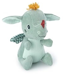 Lilliputiens - Mini-Figur Joe der Drache - Weiches, niedliches und kuscheliges Stoffspielzeug für Kinder - Fördert Feinmotorik und Fantasie - Lehrspielzeug - Ab 2 Jahren - 83443