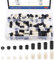 Glarks 180Pcs Nylon Round Spacer Assortment Kit for M6 Screws, Electrical Outlet Screws Spacers, Black and White ABS Round Washers Hardware Spacer Bracket for Electrical Screws Switch and Receptacle