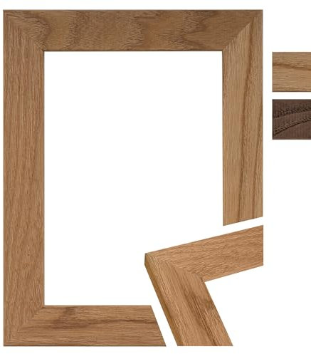 Bilderrahmen Oakwood Flat Hellbraun 15x20