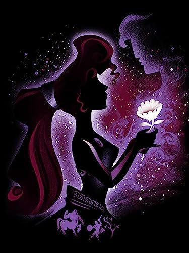HUANNY DIY Diamond Art Megara Diamond Painting Kits, 5D Full Drill Cross Stitch Embroidery kit, Funny