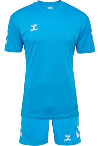 hummel Trikot Set Weiß blauweiss, M Herren