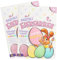 com-four® 10x Eierfarben Pastell - flüssige Pastell-Eierfarben für weiße und braune Eier - einfach Eier kaltfärben - flüssige Ostereier-Farbe (010 Stück - Pastell)