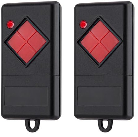 pepape 2 Stück Garagentor Handsender für Dickert MAHS27-01, MAHS27-04, AHS27-02, AHS27-03, AHS27-04, Kompatibel mit Dickert 27,015MHz Dip-Schalter Garagenfernbedienung