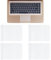 KASESSS 4 Stück Universal Tastaturschutz, 36,5 X 13,5cm, Silikon Tastaturabdeckung, Ultradünne Transparente Tastatur Staubschutz Wasserdicht Tastaturschutzfolie für Computer und Laptop 15-17 Zoll