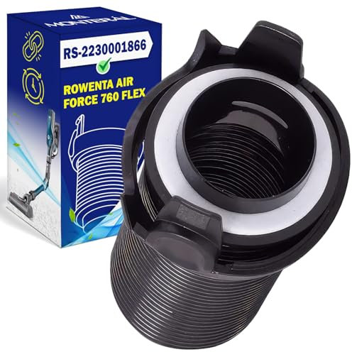 MONTERAL Raccordo per Turbo Spazzola con Serratura e Guarnizione per Aspirapolvere Scopa Elettrica Senza Fili con Codice Originale RS-2230001866 per Rowenta Air Force 760 Flex - Garanzia di 10 Anni