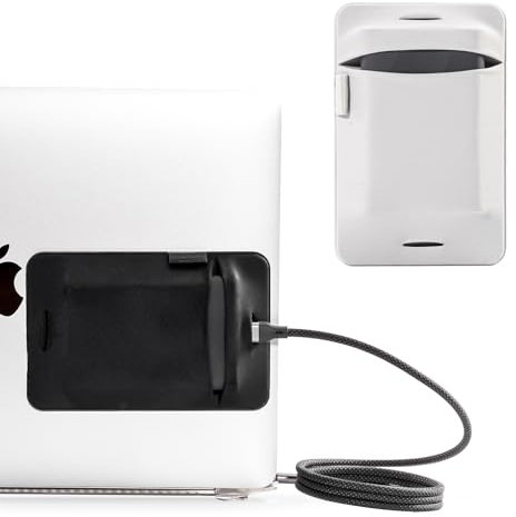 Torolle Lot de 2 Pochette Adhésive Disque Dur SSD pour Ordinateur Portable, Support de Disque SSD Externe pour SanDisk/Samsung/Crucial/Western Digital -Noir Gris