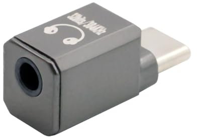 Cablecc USB-C Tipo C a HiFi Audio DAC 3,5 mm AUX y MIC 384 kHz Adaptador de tarjeta de sonido de 32 bits KT02H20 Compatible con OMTP CTIA con portátil, tableta y teléfono