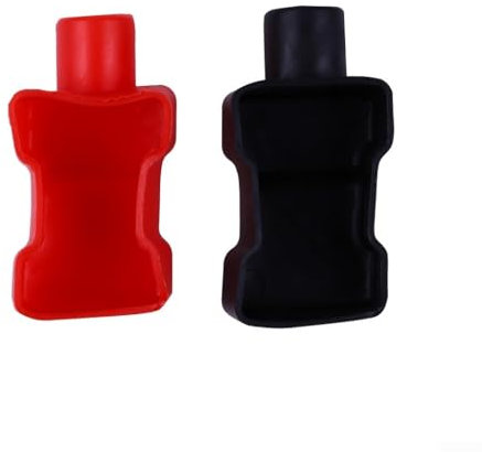 2 x Schutzkappen für Autobatterieklemmen, Hochleistungs-Gummimaterial