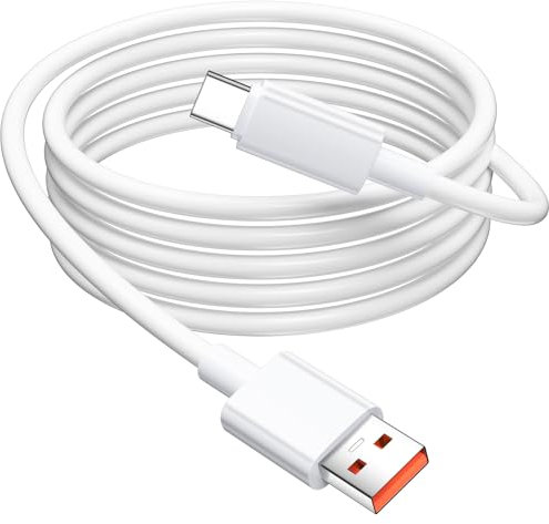 USB C Kabel 2M TurboCharge Fast Ladekabel für Xiaomi Redmi Note 14 Pro 13 Pro 14C POCO X7 Pro,6A USB auf USB C Kabel Handy Ladekabel Schnellladekabel Datenkabel für iPhone 16e 16Pro 15 Samsung A16 A56