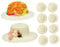 ifundom 8pcs DIY Straw Hats for Creative Painting Craft Kits Unfinished Straw Hats for Handcraft Classes Halloween Christmas and Daily Use
