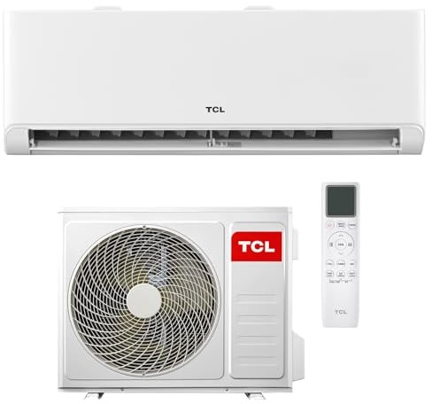 TCL Climatizzatore Split 9000 BTU (2,6 kW) BreezeIN con Wi-Fi, controllo vocale, Gentle Breeze, per ambienti fino a 26m²