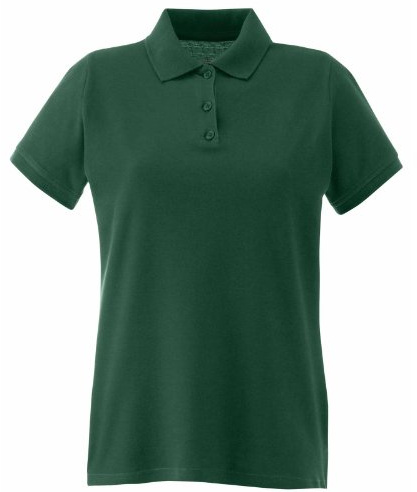 Ladies Classic Pique Polo Shirt Bottle Green 12