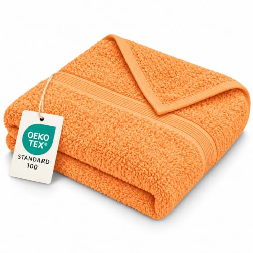 Frottier Handtücher Badetuch 100 x 150 cm Terrakotta 500 g