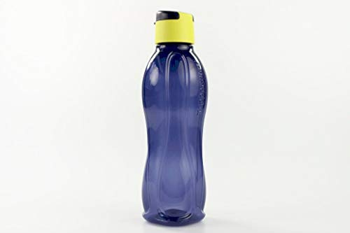 Tupperware Eco Sport Bouteille 750 ML Bleu foncé/Jaune 34100