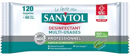 LINGETTES PRO EUCALYPTUS X120 - SANYTOL